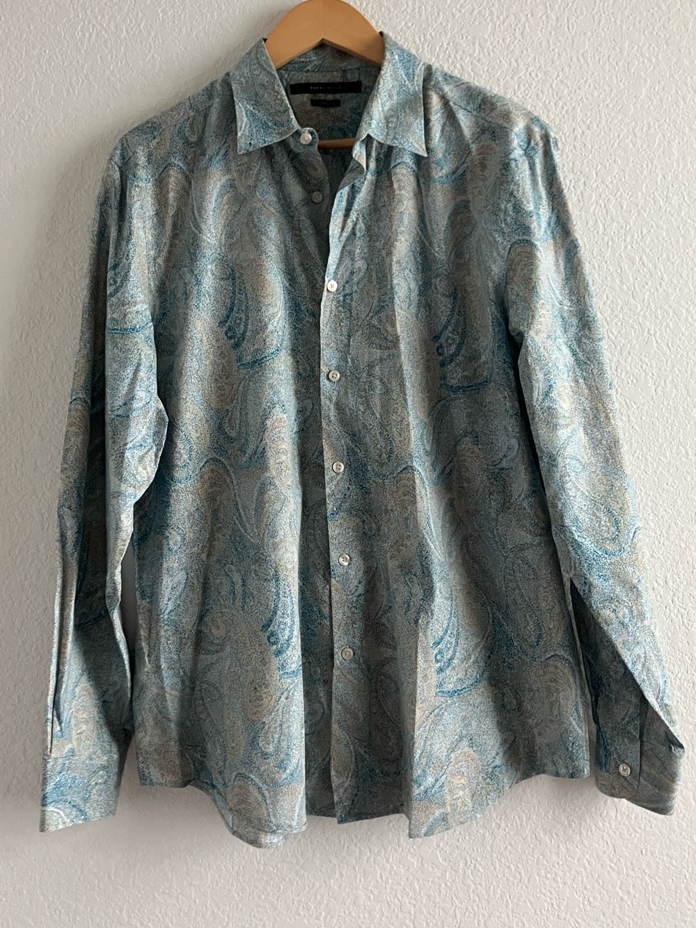 Men's Paisley Button Down